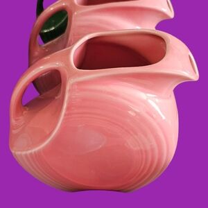 New Fiesta Large Disk Pitcher Peony Pink 67 Oz